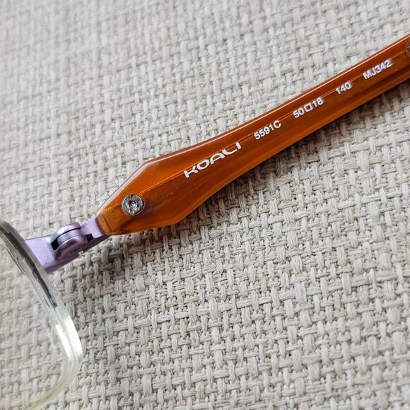 Koali Women Glasses Frame 5591C 50[]18 140 MJ342 Brown/Purple Eyeglasses - Picture 11 of 12
